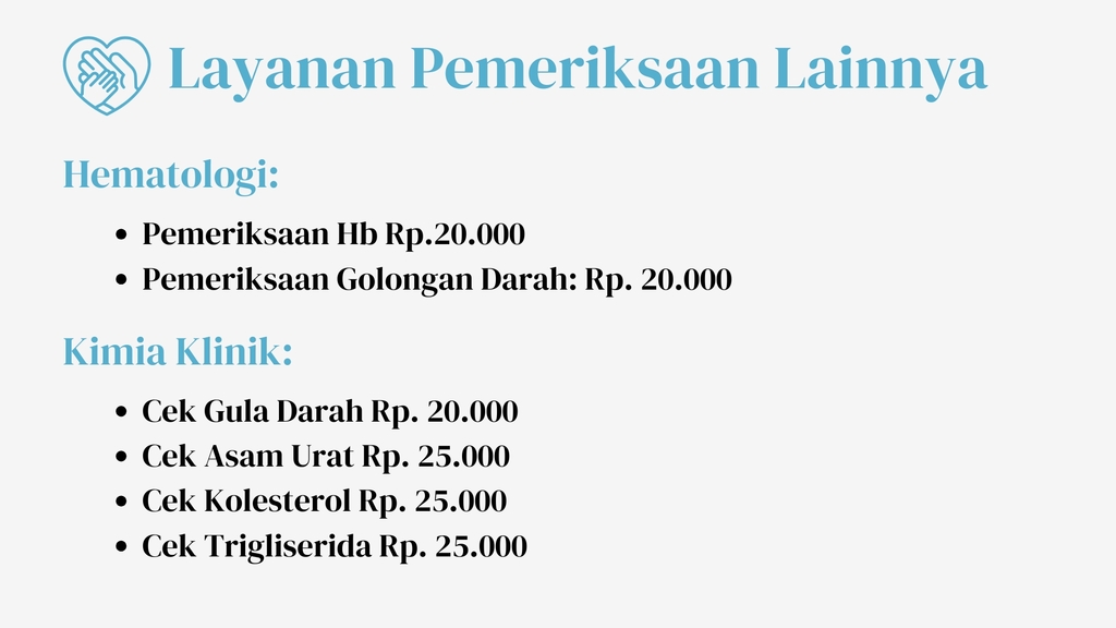 Layanan Pemeriksaan Lainnya